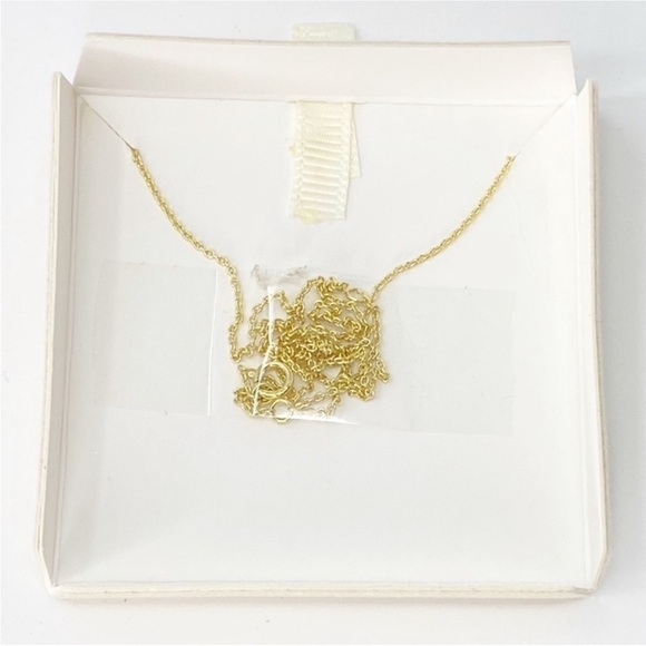 Dream Script Necklace by Argento Vivo Gold Script Message Word Art NWT New - Picture 7 of 9